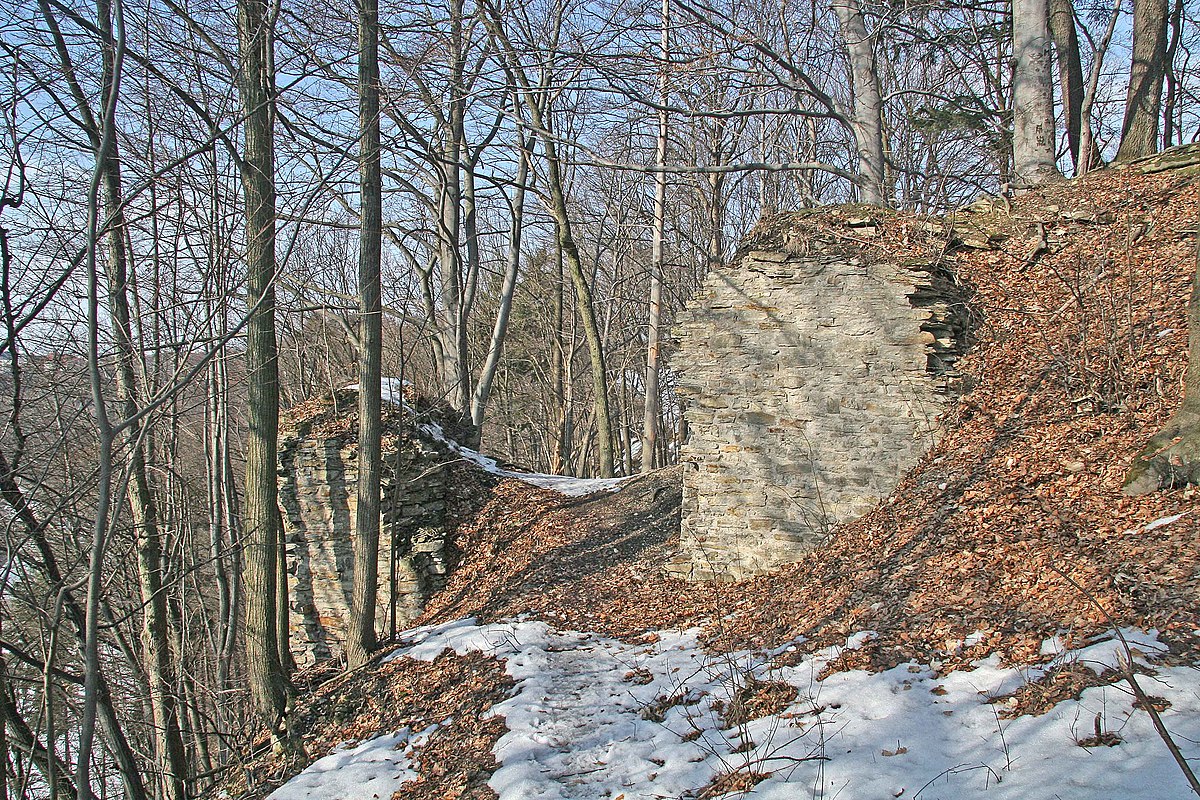 zřícenina hradu Výrov