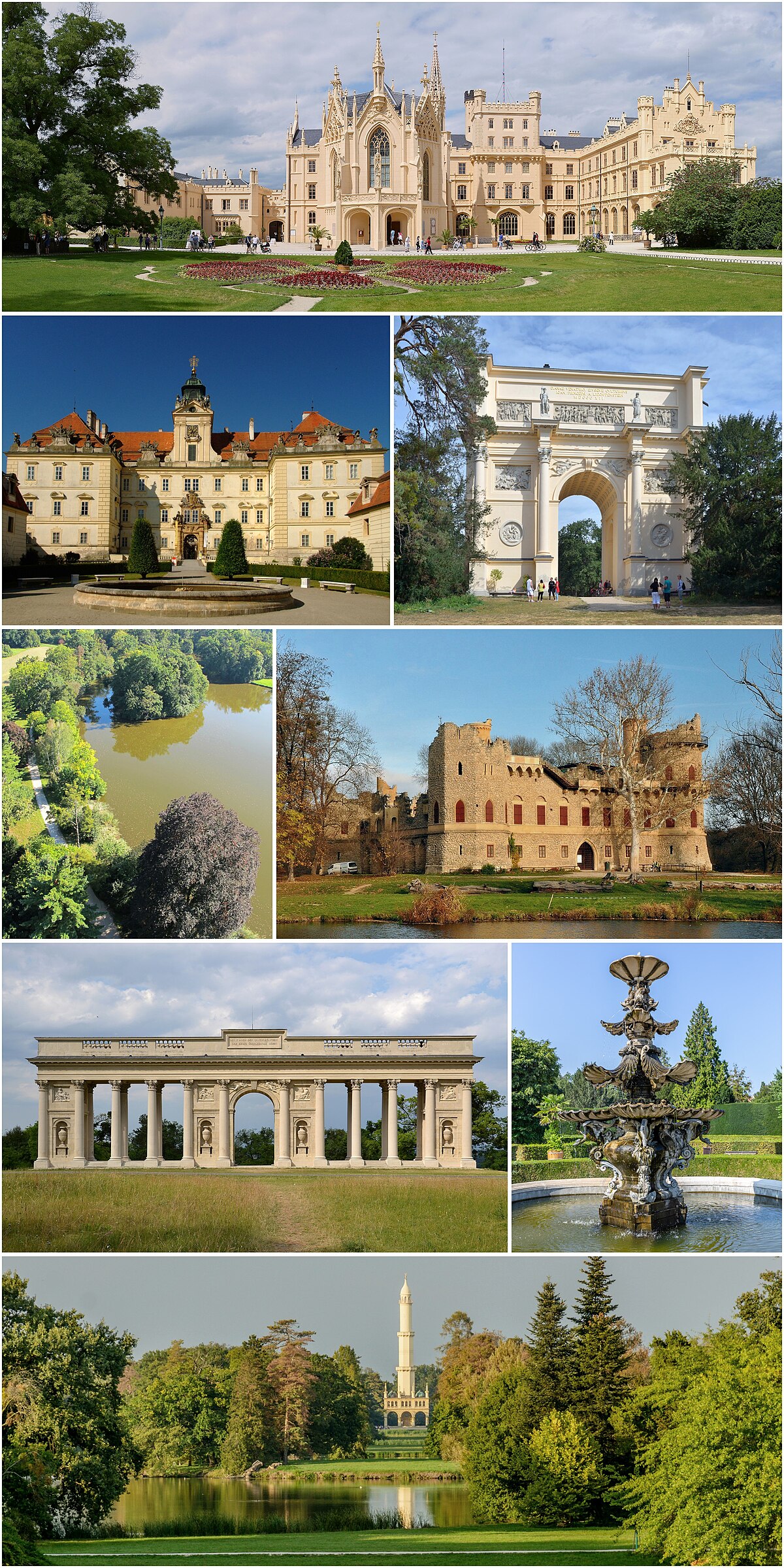 Stezka Lichtenštejnů Lednicko-valtický areál